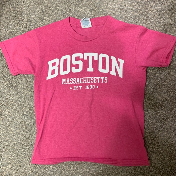pink "Boston" Tee shirt - Picture 1 of 2